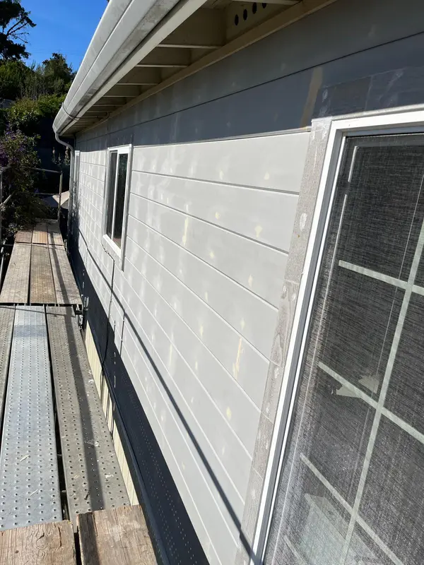 Window installation in Vallejo: new window with fresh lap siding